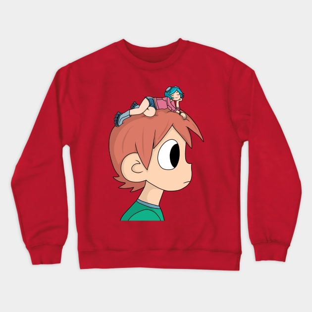 Scott Pilgrim vs The World Crewneck Sweatshirt by valentinahramov